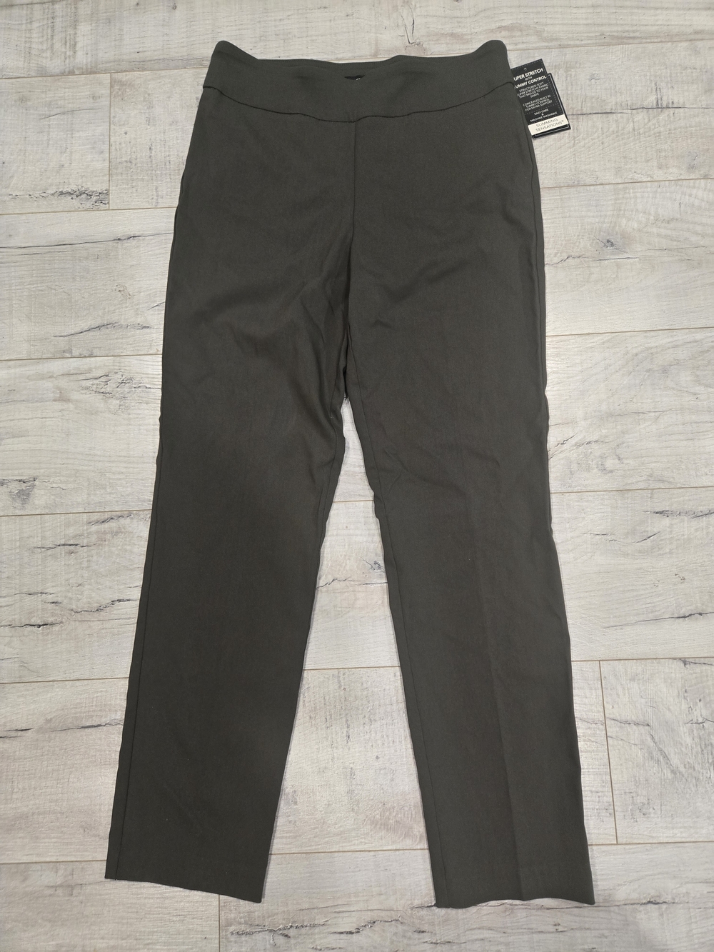 Counterparts Women's Olive Tummy Comtrol Super Stretch Dress Pants